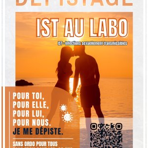 dépistage des IST en Guadeloupe affiche campagne juin